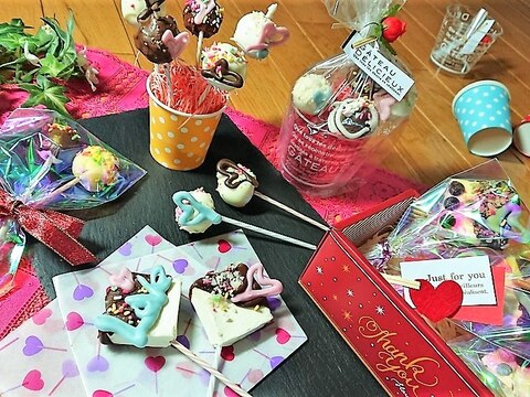 バレンタイン【ロリポップ・2種】子供味&大人味！？